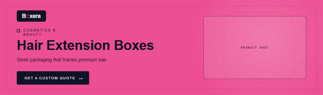 Custom Hair Extension Boxes