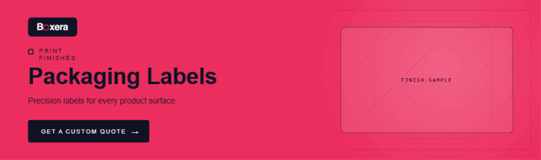 Custom Packaging Labels