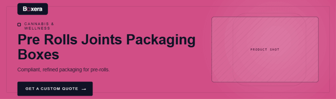 Custom Pre Rolls Joints Packaging Boxes