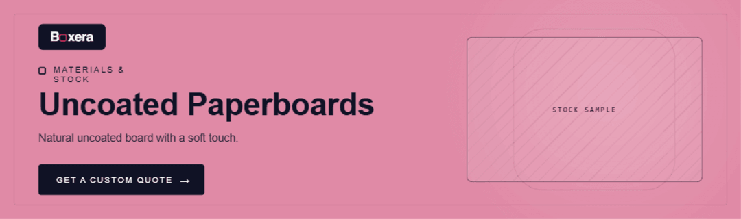 Custom Uncoated Paperboards