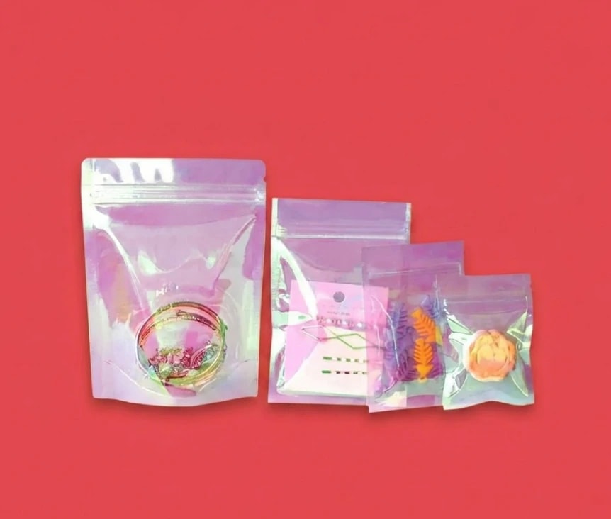 Resealable Zip Lock Foil Mylar Bags