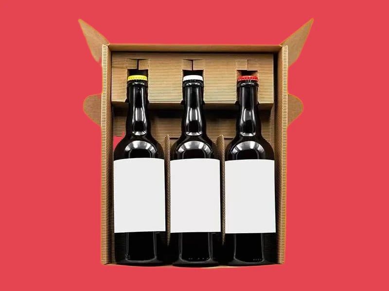 Custom Design Beverages Corrugated Boxes