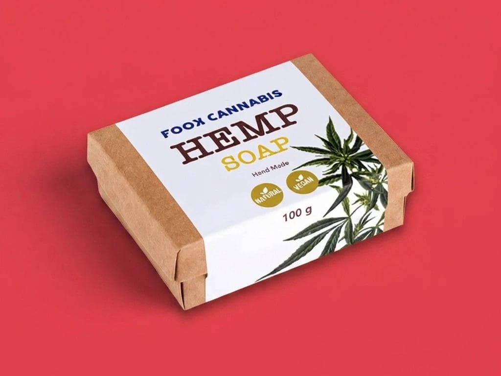 Custom Organic Hemp Soap Boxes