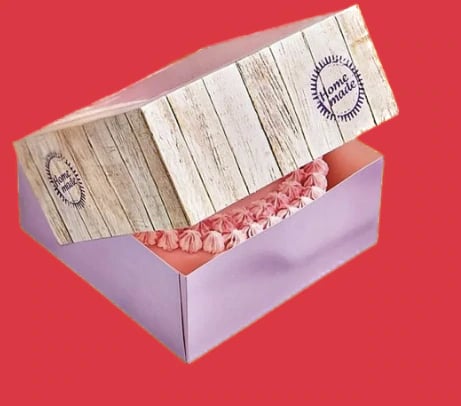 Square Boxes for Cake