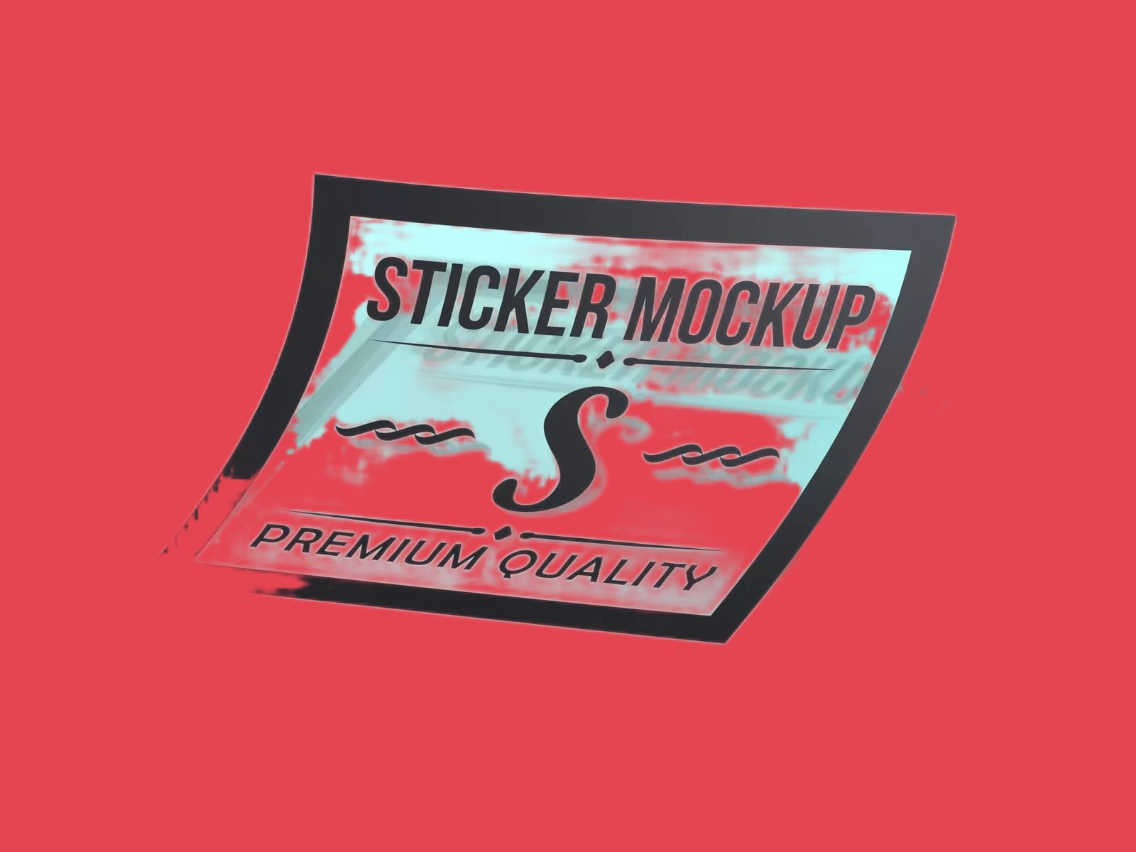Custom Rectangular Transparent Sticker