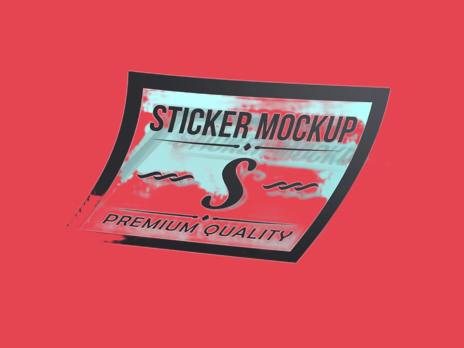 Custom Rectangular Transparent Sticker
