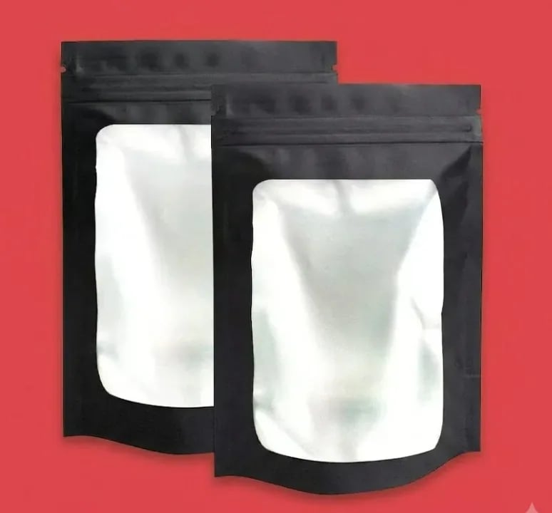 Foil Mylar Pouch Bag For Food with PVC window