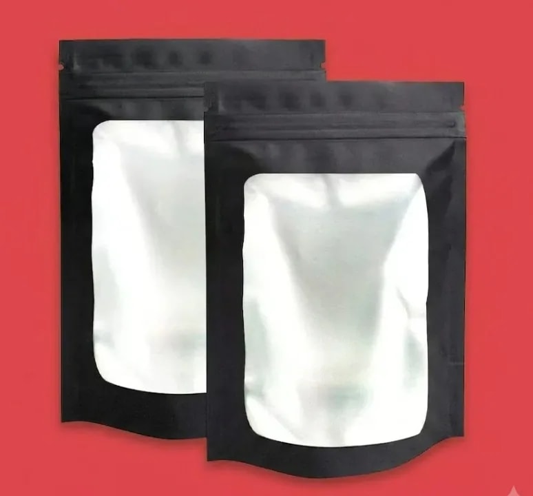 Foil Mylar Pouch Bag For Food with PVC window