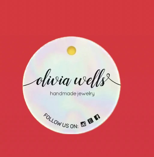 Custom Round Shaped Hang tags