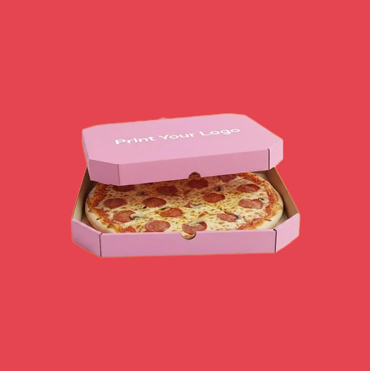 Pink Pizza Boxes