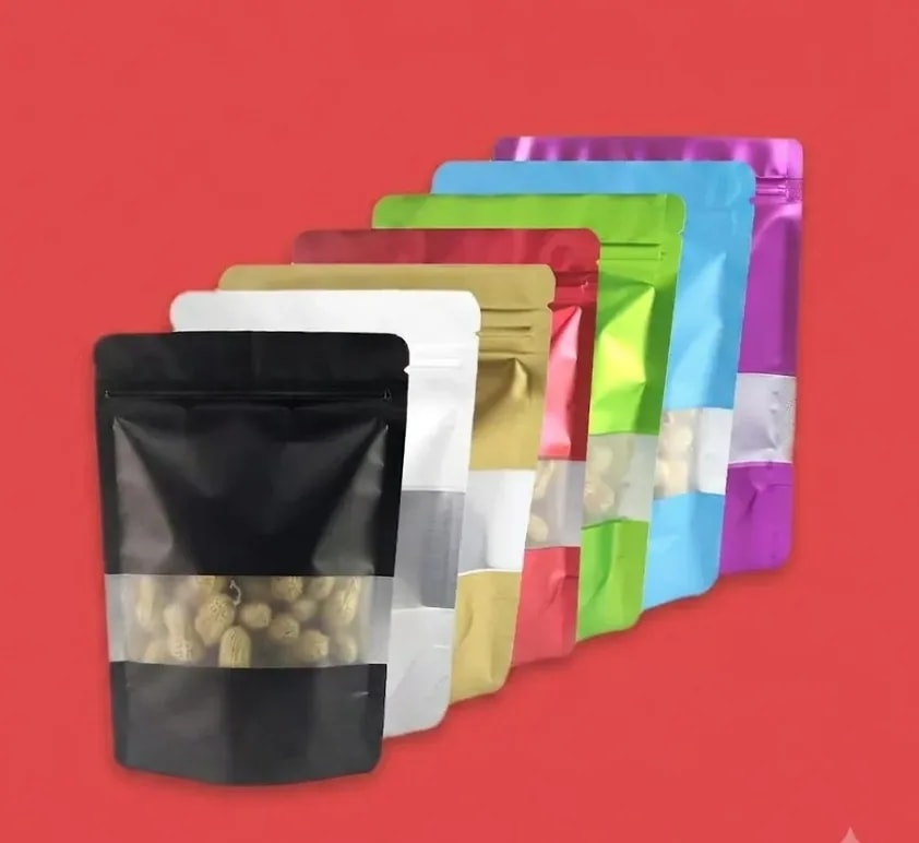 Mylar Pouch Bag with PVC Window