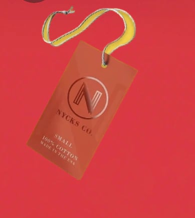 Custom Made Glossy Hang tags