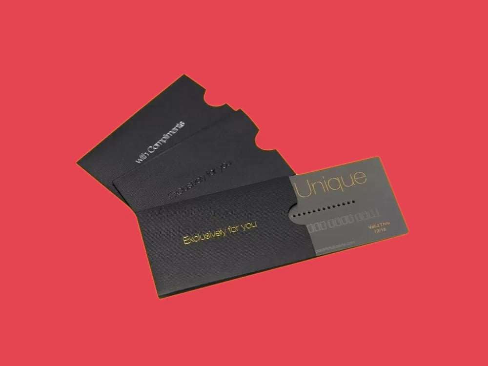 Custom Business Card Sleeves