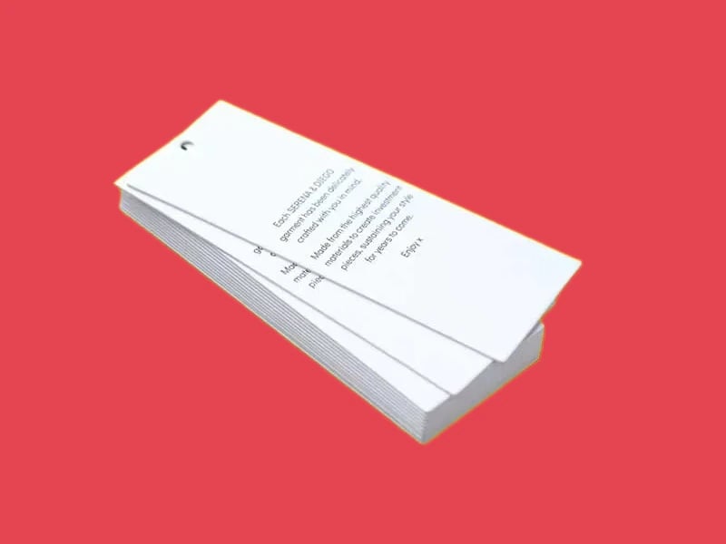 Custom Made Hang tags in Bulk