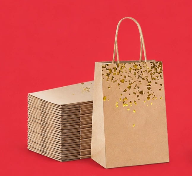 Custom Twisted Handle Card Bags