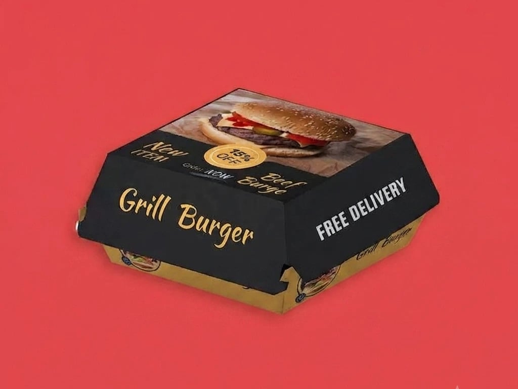 Custom Design Printed Food Boxes