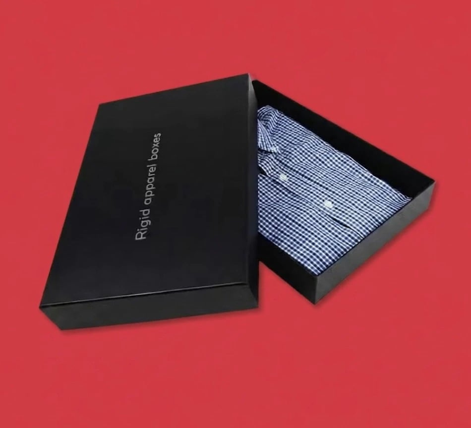 Custom Lid and Tray Apparel Boxes