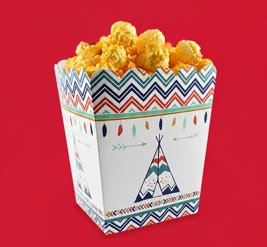 Custom Gold Foil Printed Popcorn Boxes