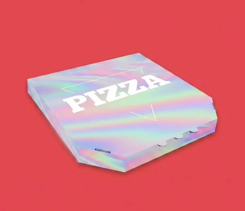 Custom Holographic Pizza Boxes