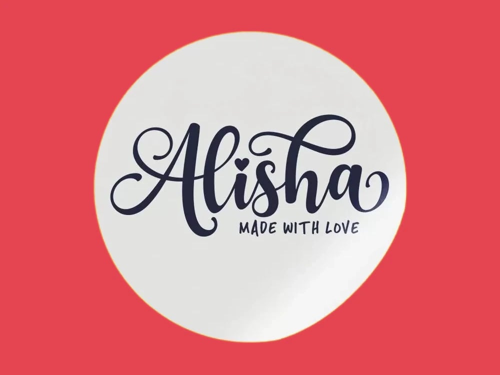 Custom Name Stickers