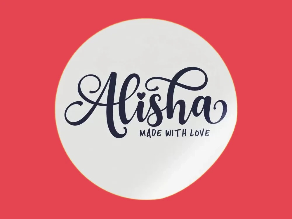 Custom Name Stickers