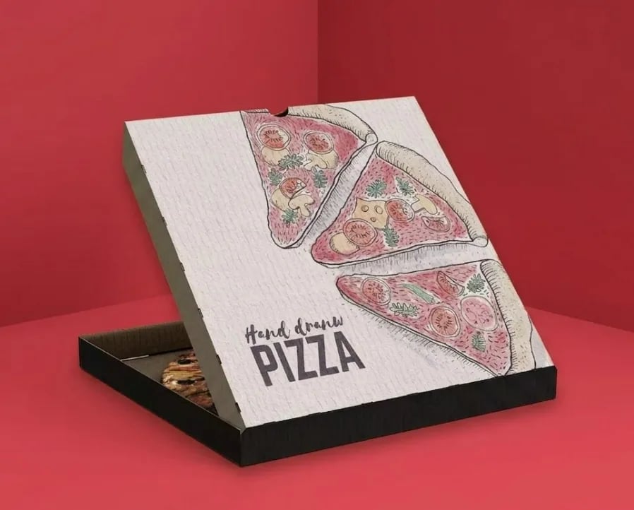 Custom Digital Printed Pizza Boxes
