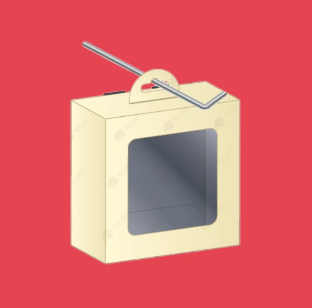 Custom Hanging Box With Window Template