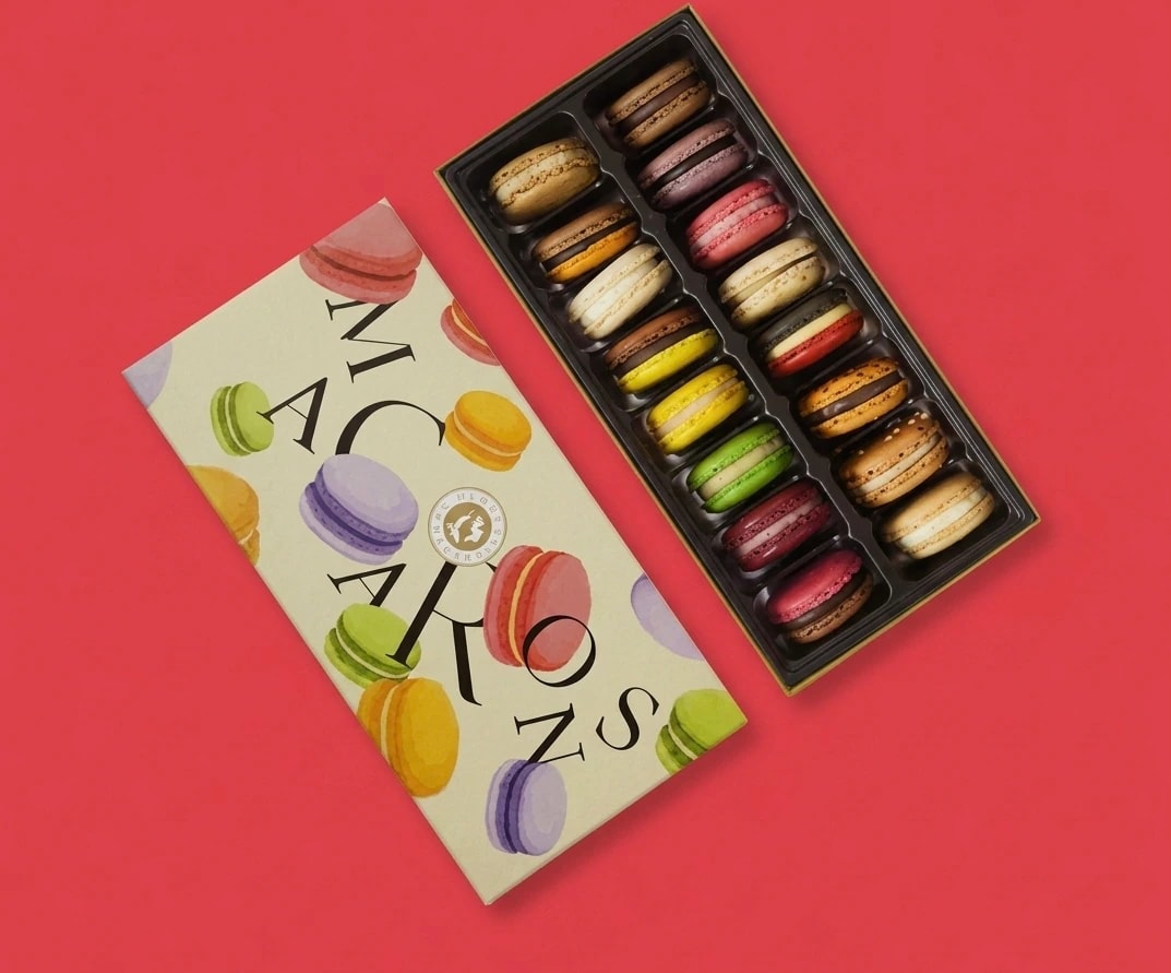Custom Digital Printed Macaron Boxes