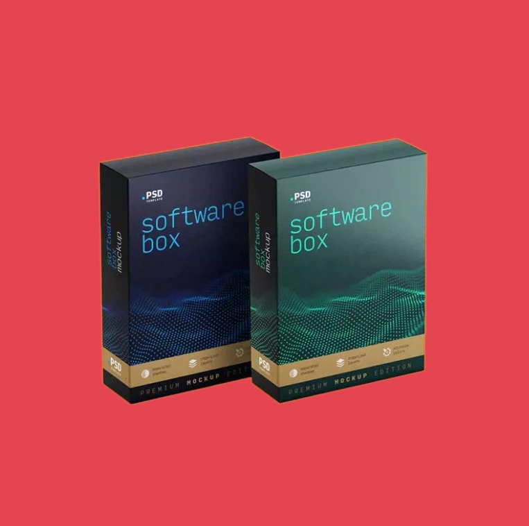 Custom Printed Software Boxes