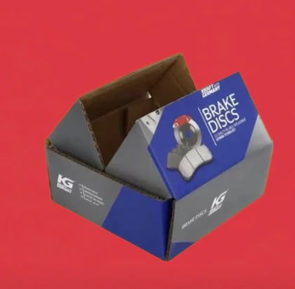 Custom Unique Shaped Auto Parts Boxes