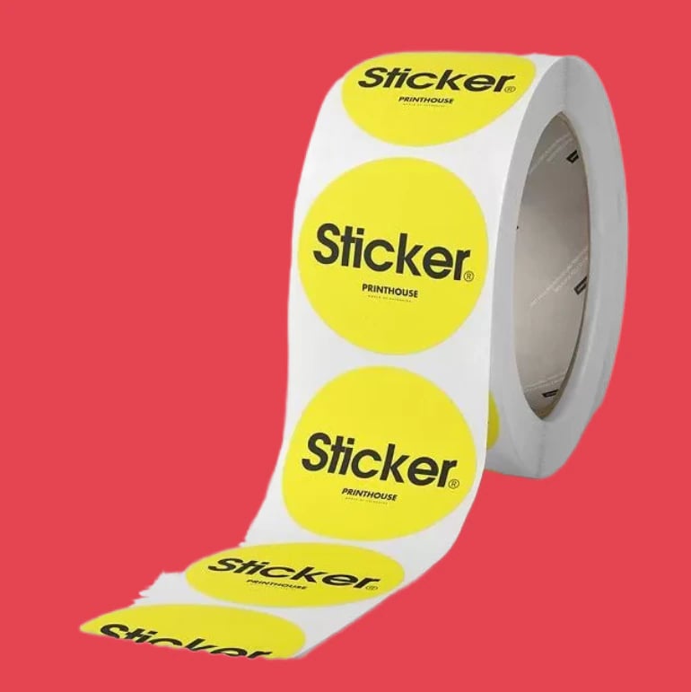 Custom Design Color Paper Sticker