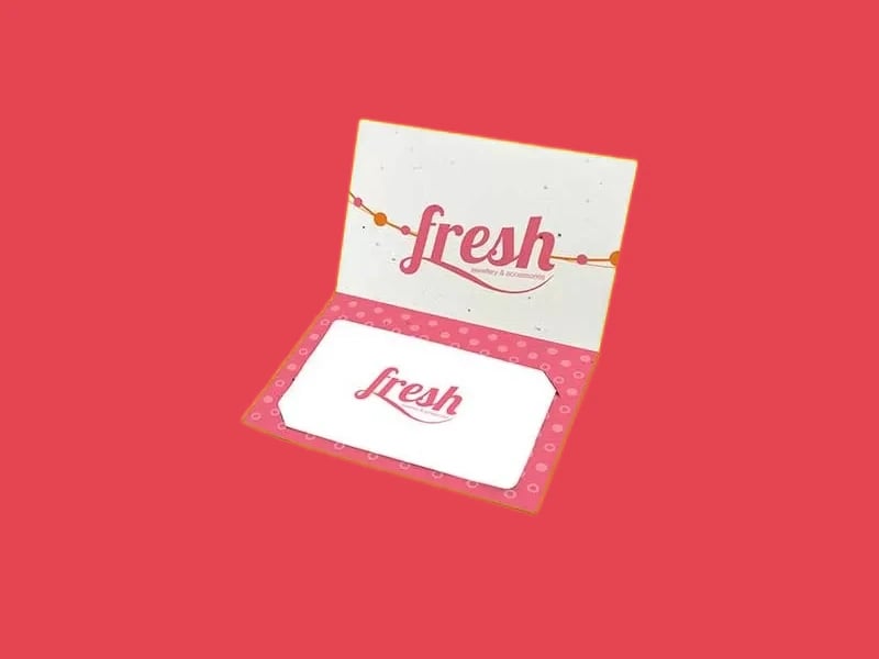 Custom Gift Card Sleeves