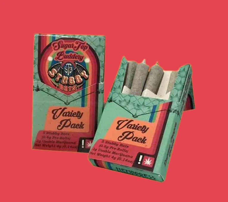 Custom Unique Shaped Pre Rolls Joints Packaging