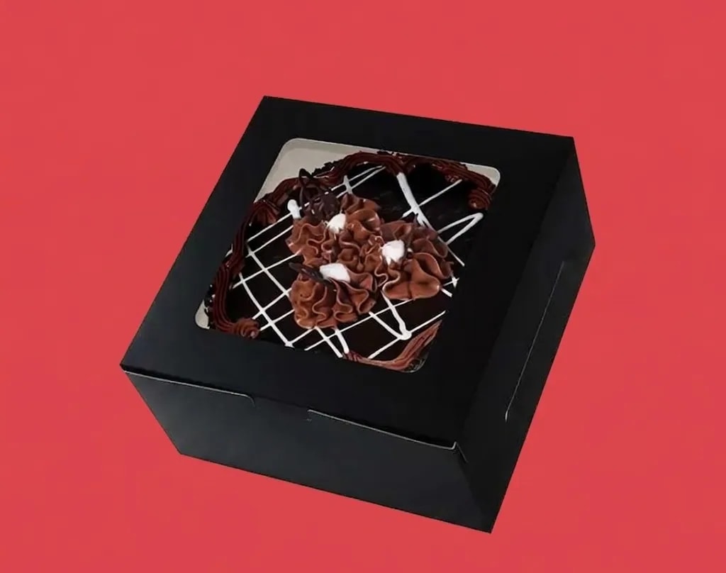 Black Bakery Boxes