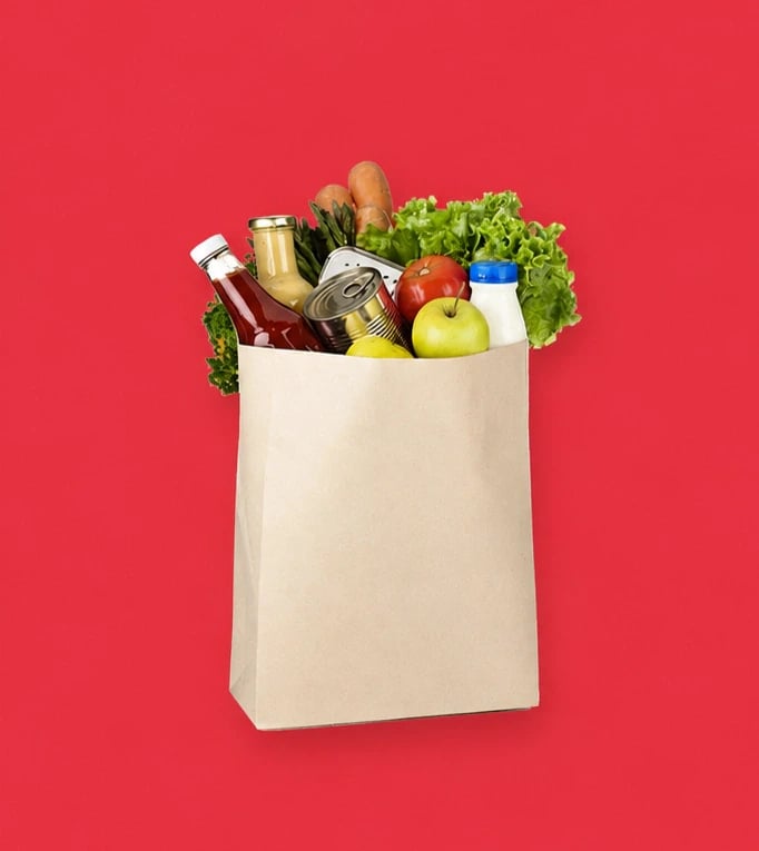 Custom Grocery Paper Bags