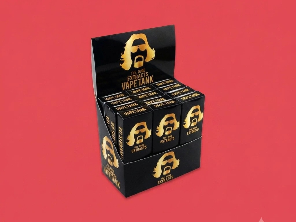 Custom Gold Foiled Display Boxes