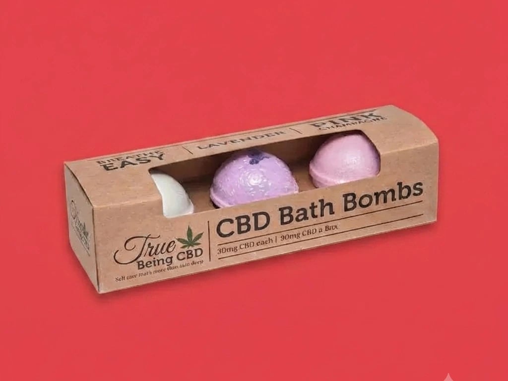 Custom CBD Bath Bomb Boxes