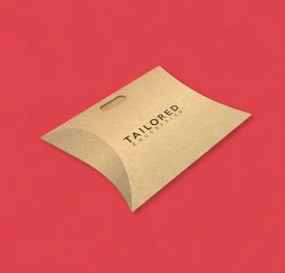 Custom Brown Kraft Pillow Boxes