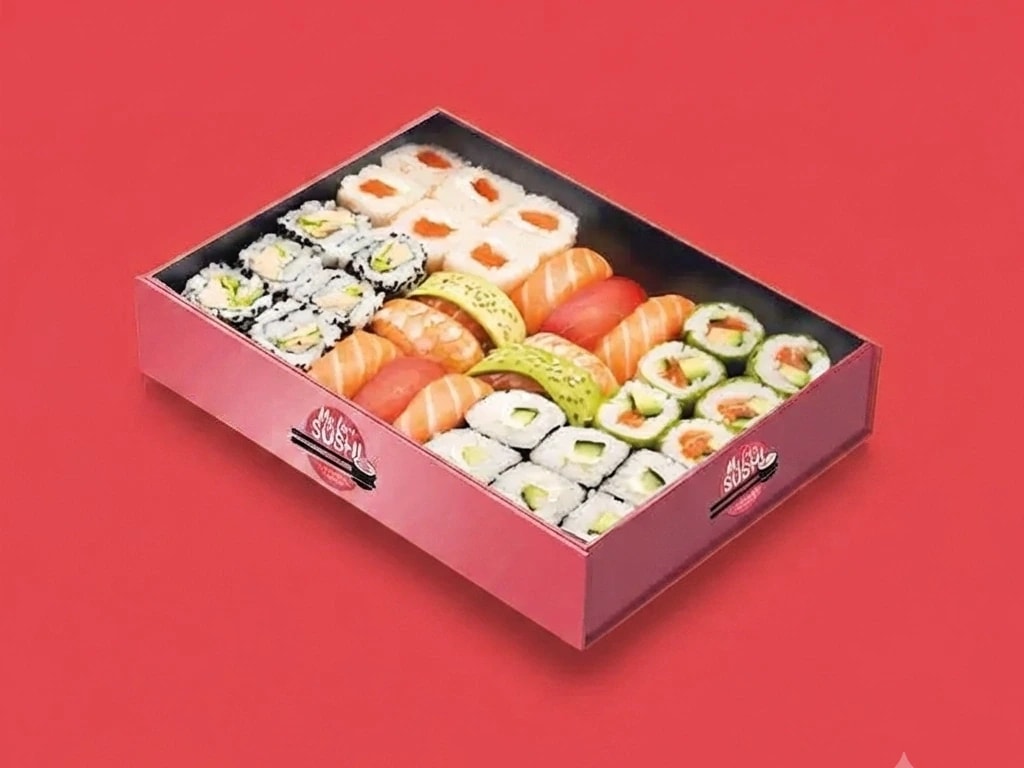 Custom Printed Sushi Food Boxes
