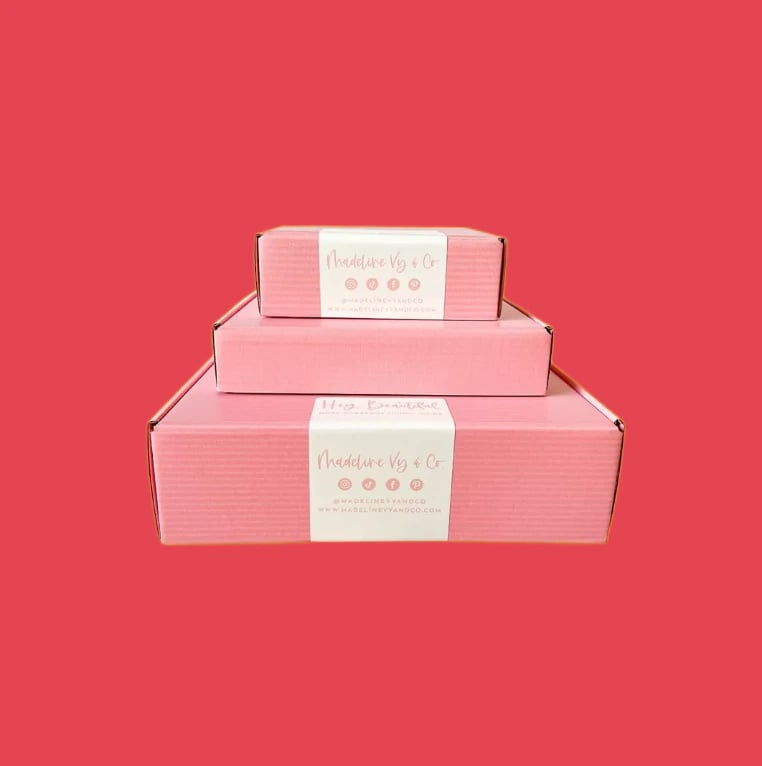 Pink Mailer Boxes